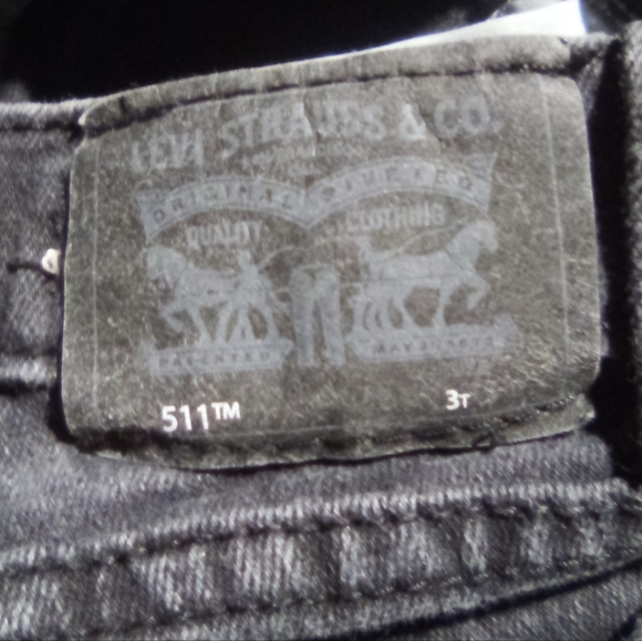 Levi's Black 511 Slims Sz.3T - Picture 8 of 12